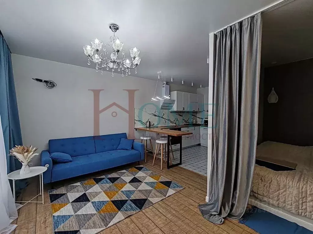 Студия Новосибирская область, Новосибирск ул. Аэропорт, 88 (38.0 м) - Фото 1