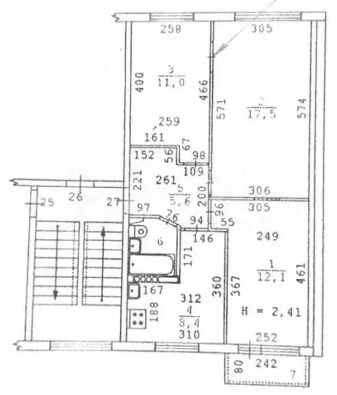 3-к кв. Свердловская область, Екатеринбург ул. 22-го Партсъезда, 20Б ... - Фото 2