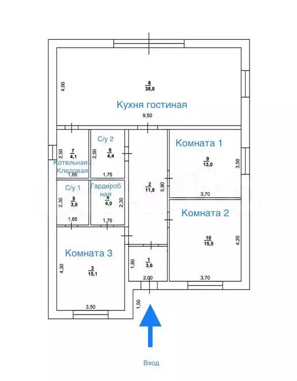 Дом 115 м на участке 7,6 сот. - Фото 0