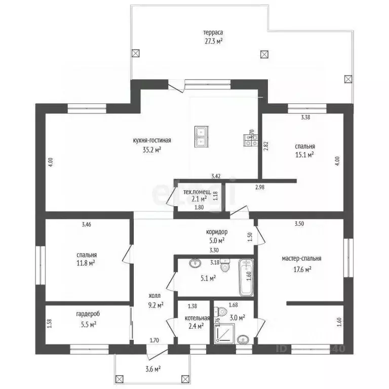 Дом в Тюменская область, Тюменский район, д. Зубарева ул. Посадская ... - Фото 2