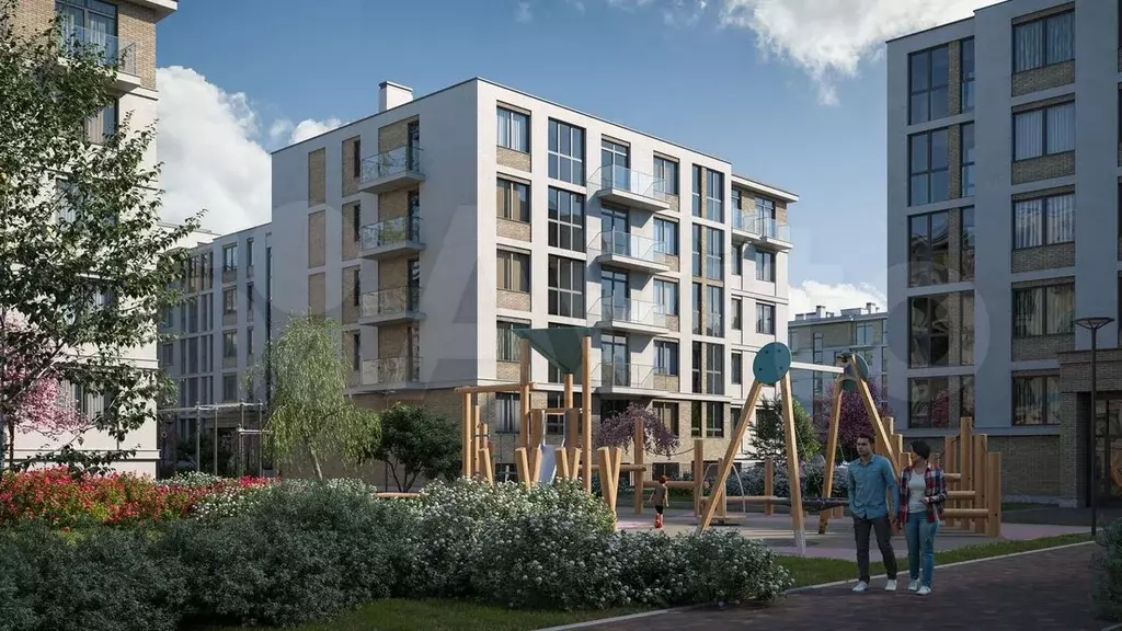 1-к. квартира, 42,5 м, 3/5 эт. - Фото 1