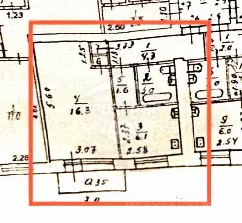 1-к кв. Рязанская область, Рязань ул. Островского, 28 (32.0 м) - Фото 0