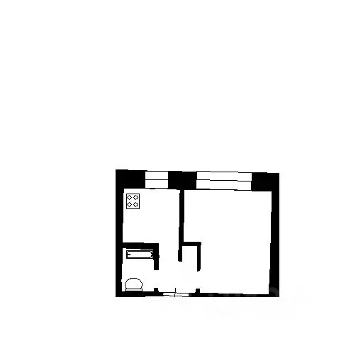 1-к кв. Самарская область, Самара Гвардейская ул., 19 (20.1 м) - Фото 1