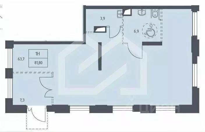Торговая площадь в Московская область, Мытищи ул. Стрельбище Динамо, ... - Фото 2