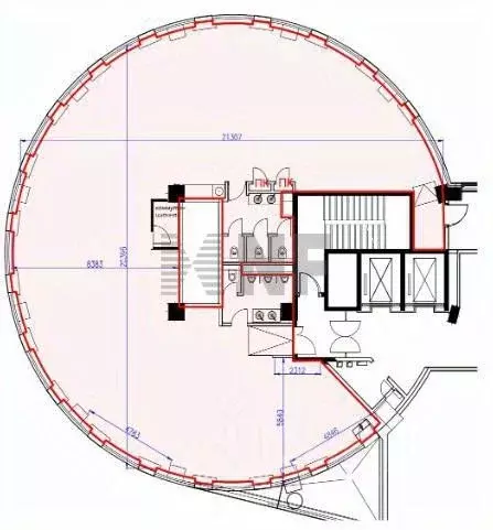 Офис в Москва Космодамианская наб., 52с1А (1187 м) - Фото 2