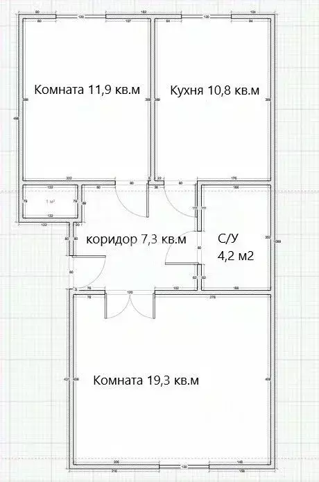 2-к кв. Вологодская область, Вологда ул. Гагарина, 2Ак4 (57.2 м) - Фото 1