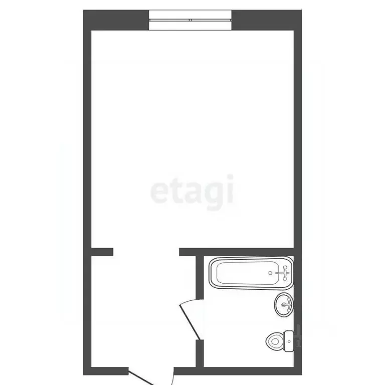1-к кв. Тюменская область, с. Ярково ул. Декабристов, 45 (24.0 м) - Фото 2