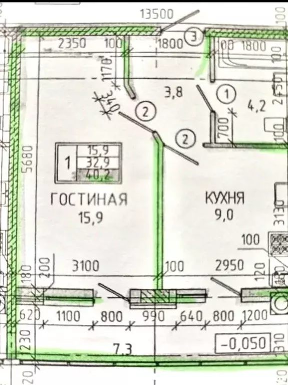 1-к кв. Ставропольский край, Ставрополь ул. Рогожникова, 15 (40.0 м) - Фото 0