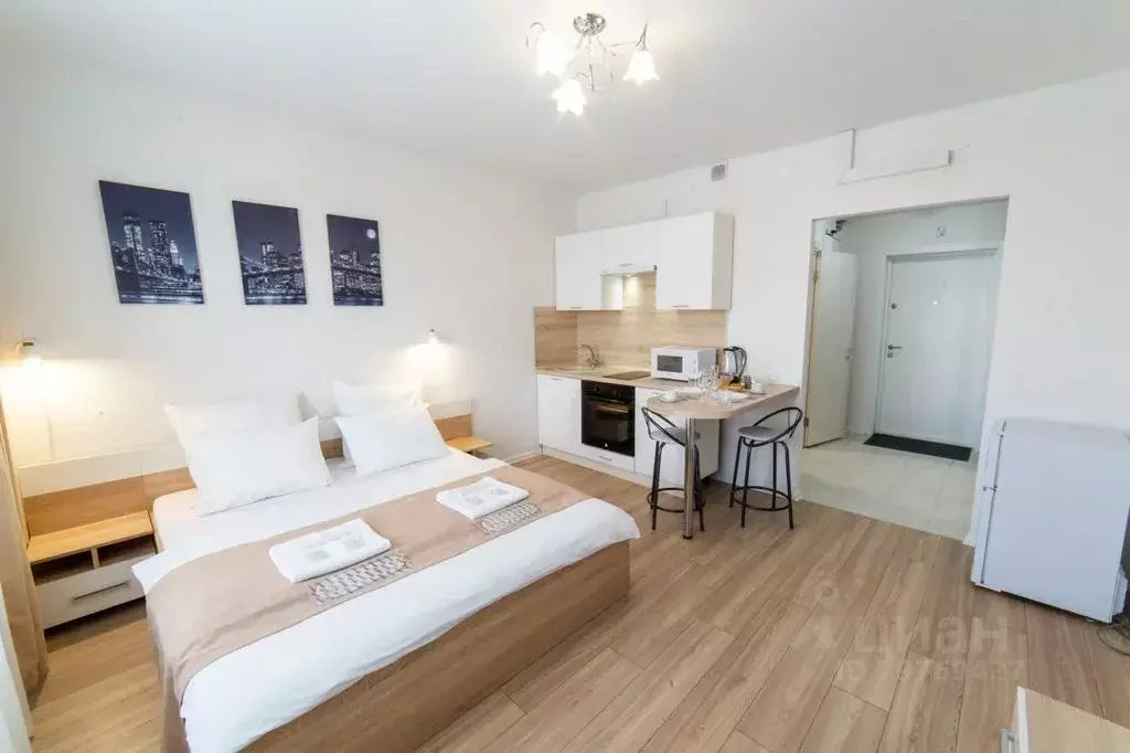 Студия Калужская область, Калуга ул. 65 лет Победы, 15 (24.0 м) - Фото 2