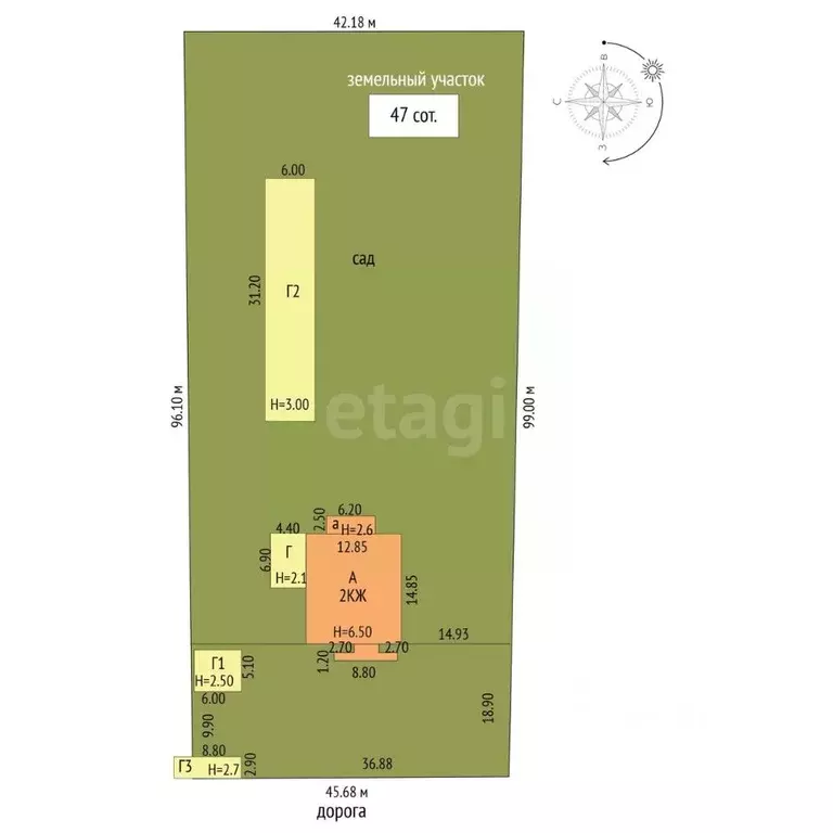 Дом в Мордовия, Рузаевский район, с. Инсар-Акшино ул. Свердлова (220 ... - Фото 2