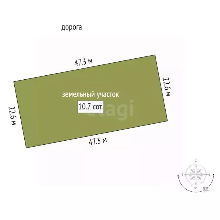 Участок в Ростовская область, Багаевский район, Манычское с/пос, ... - Фото 1