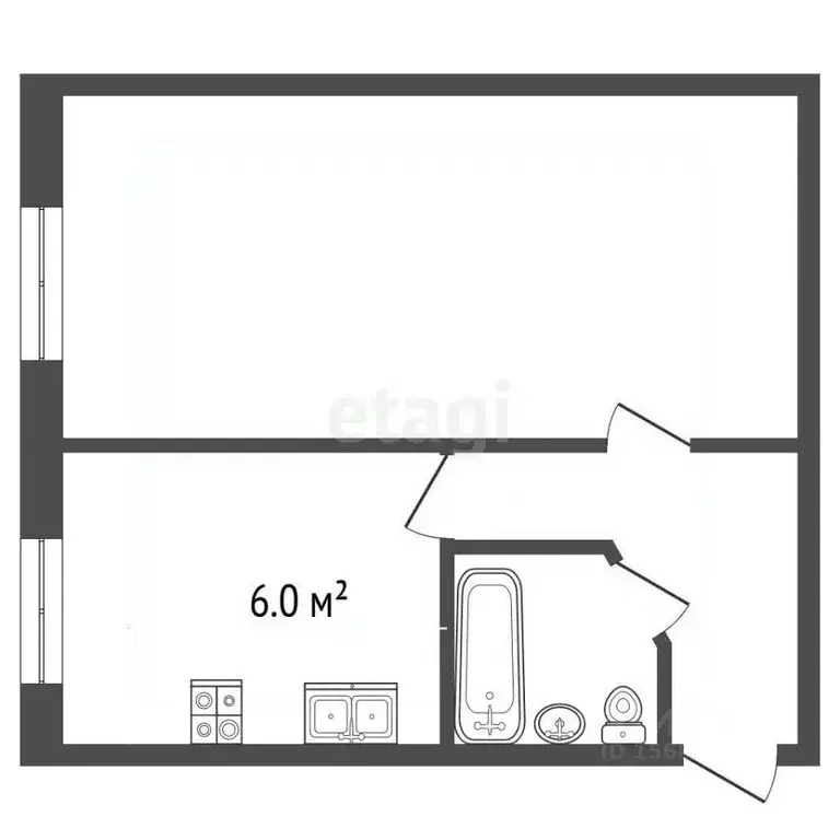1-к кв. Коми, Ухта ул. 40 лет ГВФ, 22А (32.1 м) - Фото 2
