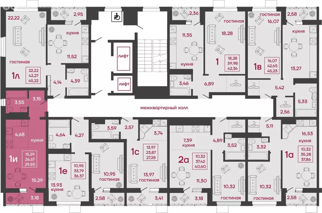 Квартира-студия: Пенза, улица Баталина, 31 (29.85 м) - Фото 1