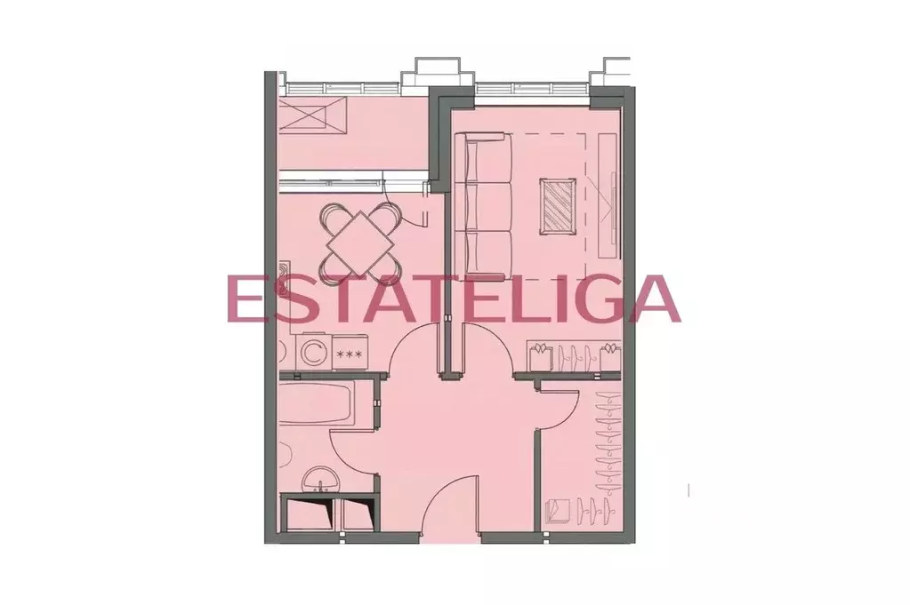 1-к кв. Москва Новодмитровская ул., 2к7 (40.0 м) - Фото 2