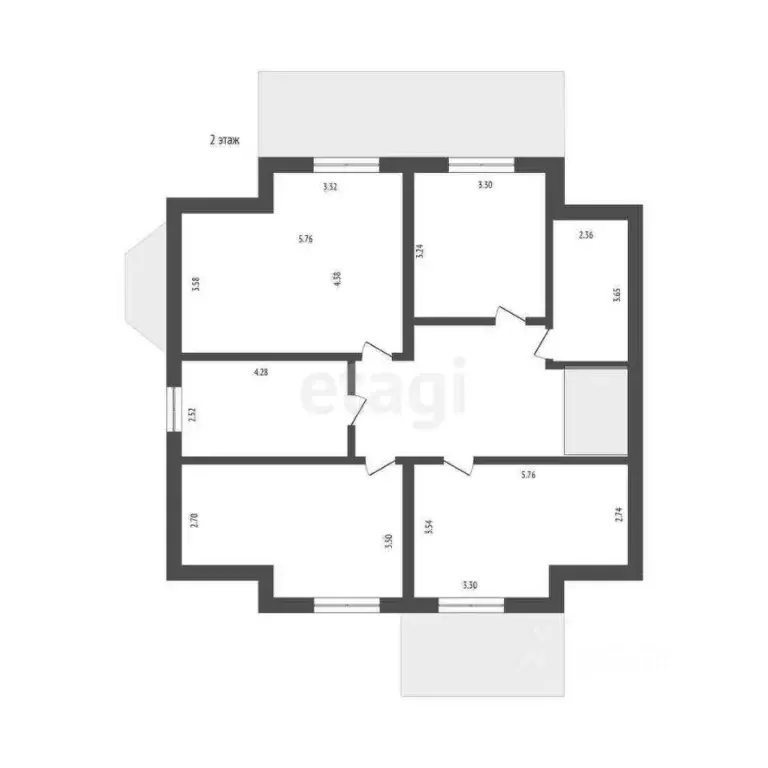 Дом в Вологодская область, д. Нагорье ул. Парковая, 5 (216 м) - Фото 2