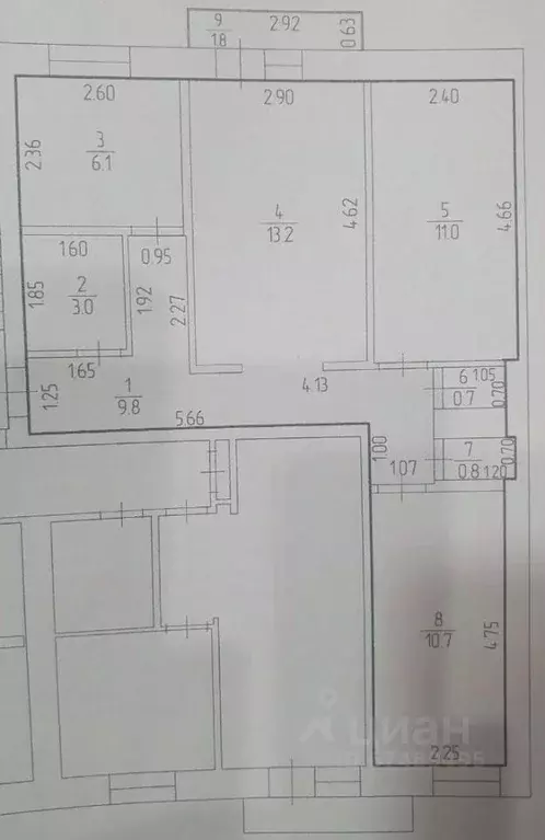 3-к кв. Краснодарский край, Анапа Крымская ул., 128 (60.0 м) - Фото 2