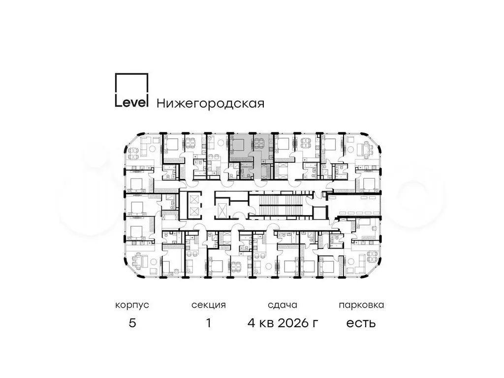 1-к. квартира, 35,6 м, 27/29 эт. - Фото 1