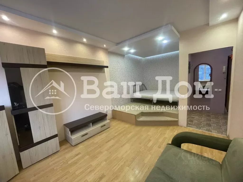 1-к кв. Мурманская область, Североморск ул. Адмирала Сизова, 18 (32.0 ... - Фото 0