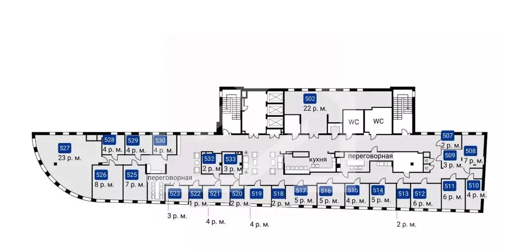 Помещение свободного назначения в Москва Большая Садовая ул., 5к2 (810 ... - Фото 2