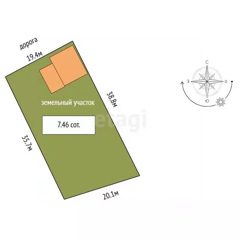Дом в Марий Эл, Йошкар-Ола Надежда СНТ, 158 (160 м) - Фото 1
