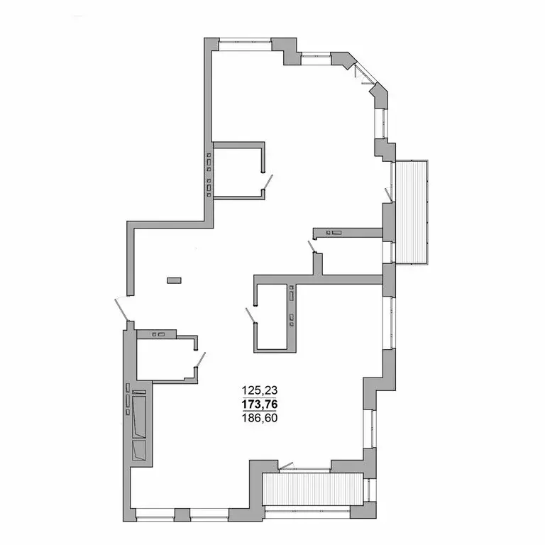 3-комнатная квартира: Новосибирск, улица Сеченова, 13 (186.6 м) - Фото 0