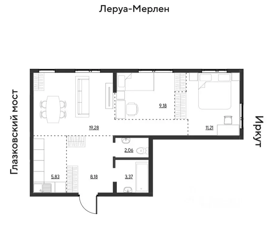 3-к кв. Иркутская область, Иркутск Затон кв-л, ул. Набережная Иркута, ... - Фото 0