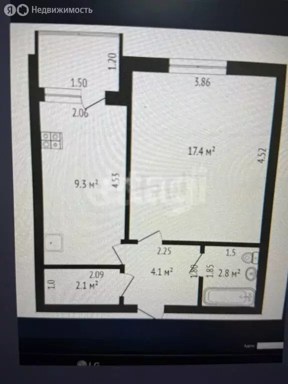 1-комнатная квартира: Чита, улица Шестиперова, 16 (35.6 м) - Фото 1