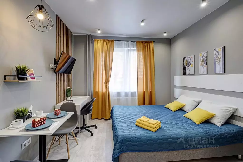 Студия Тверская область, Тверь ул. Склизкова, 116к5 (17.5 м) - Фото 1