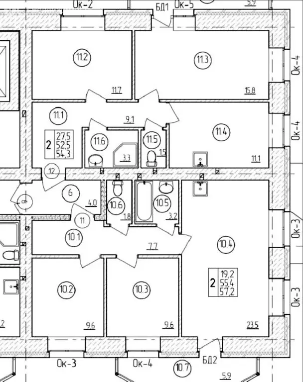 2-комнатная квартира: Благовещенск, Партизанская улица, 43 (54.3 м) - Фото 0