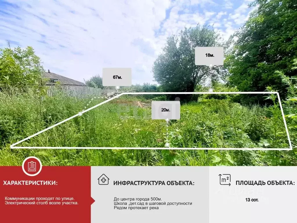 Участок в Белгородская область, Валуйки ул. Крюкова (12.9 сот.) - Фото 1