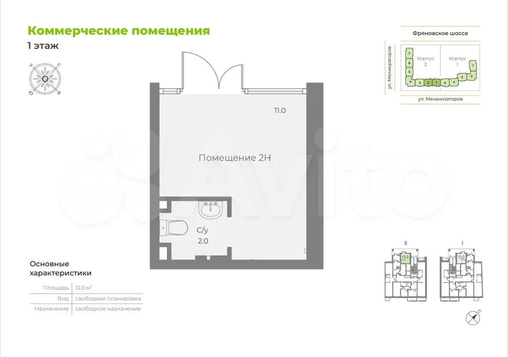 Продается коммерческое помещение 13 м - Фото 0