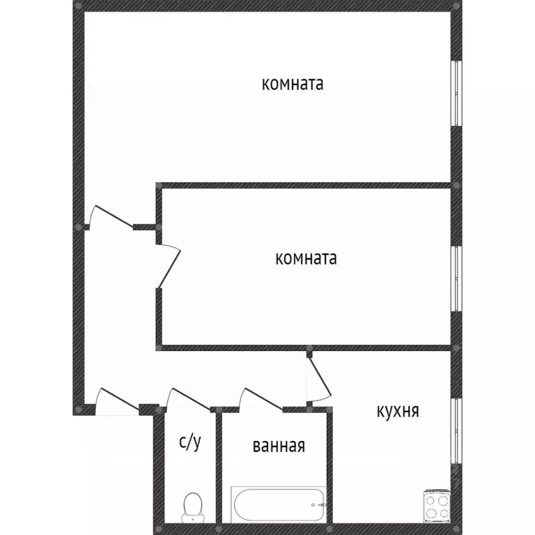 2-к кв. Свердловская область, Нижний Тагил Газетная ул., 50 (43.0 м) - Фото 2