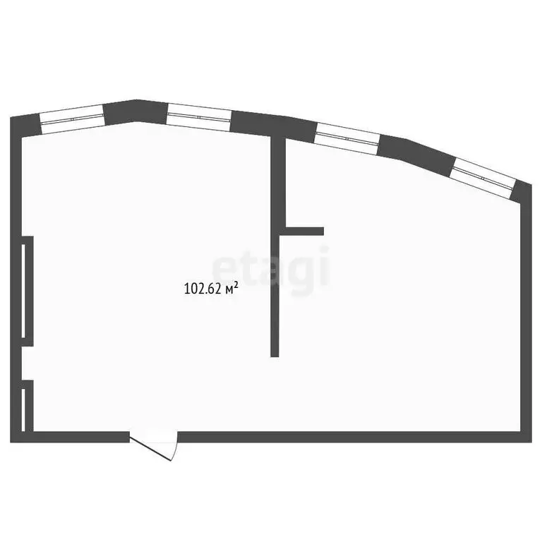 2-комнатная квартира: Тюмень, Профсоюзная улица, 56 (102.6 м) - Фото 1
