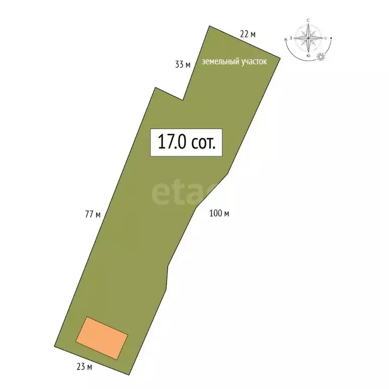 Дом в Алтайский край, Бийский район, с. Сростки Луговая ул., 10 (54 м) - Фото 2