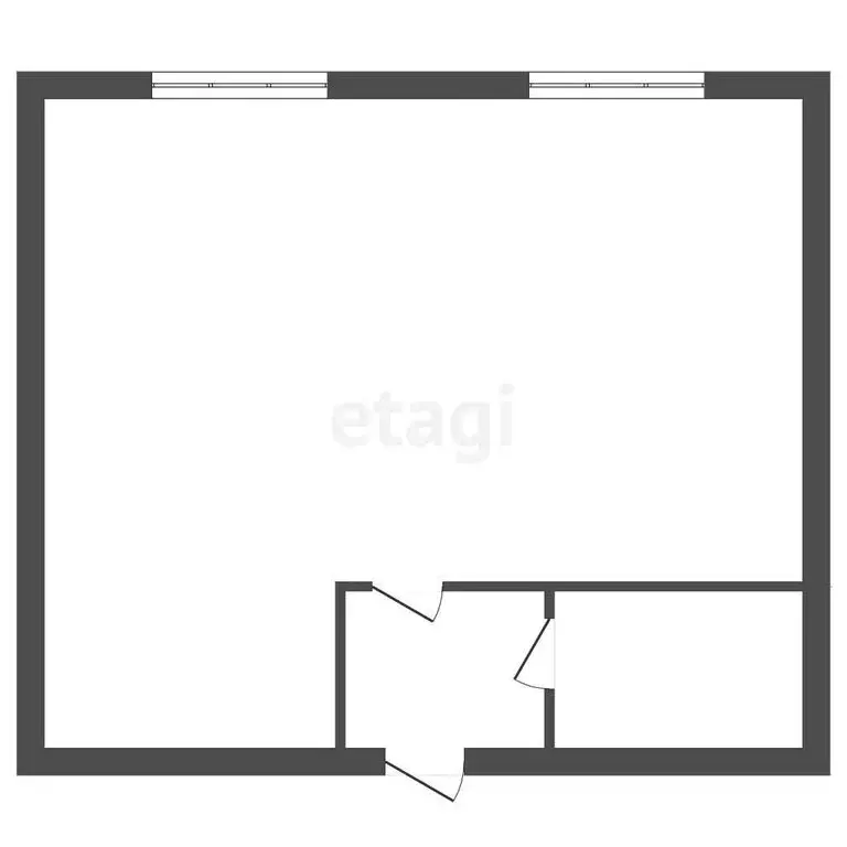 1к в -комнатной квартире (35 м) - Фото 1