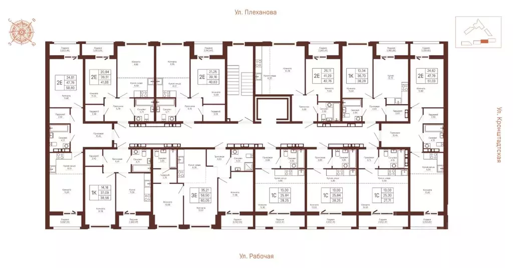 2-к кв. Пермский край, Пермь Данилиха мкр, Три Девятых жилой комплекс ... - Фото 2