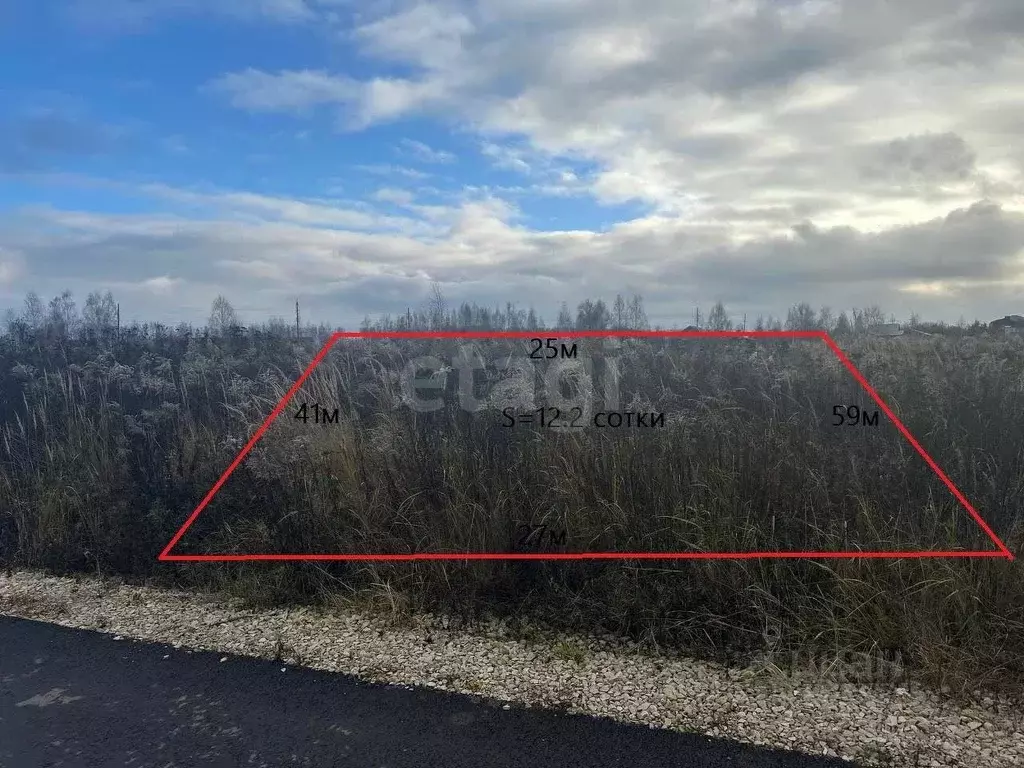 Участок в Брянская область, Брянский район, Добрунское с/пос, д. ... - Фото 2