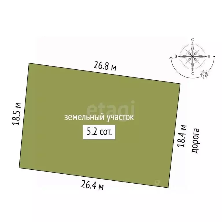 Участок в Севастополь Технолог садовое товарищество, 182 (5.22 сот.) - Фото 2