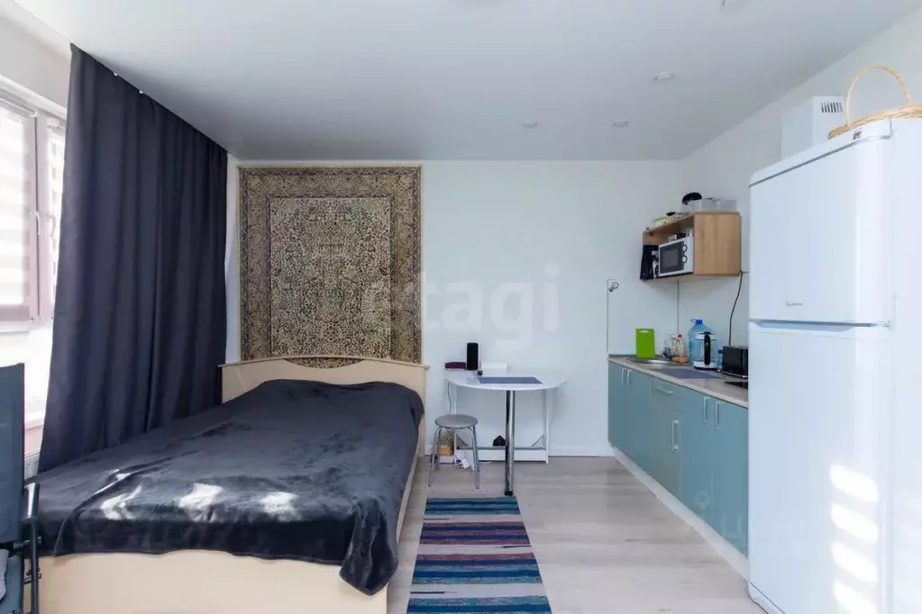 Студия Тюменская область, Тюмень ул. Павла Никольского, 4 (27.1 м) - Фото 1