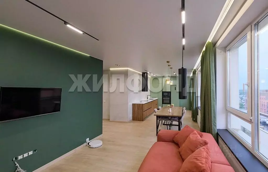3-к кв. Новосибирская область, Новосибирск Большевистская ул., 94 ... - Фото 1