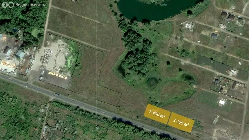 Участок в село Сабакаево, Васильковая улица (34 м) - Фото 1