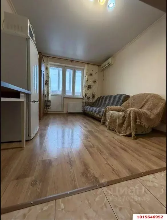 Студия Краснодарский край, Краснодар ул. Автолюбителей (24.5 м) - Фото 1