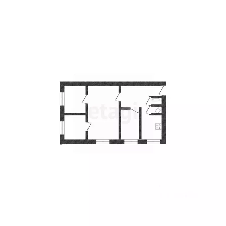 4-к кв. Смоленская область, Вязьма ул. Заслонова, 1 (61.4 м) - Фото 1