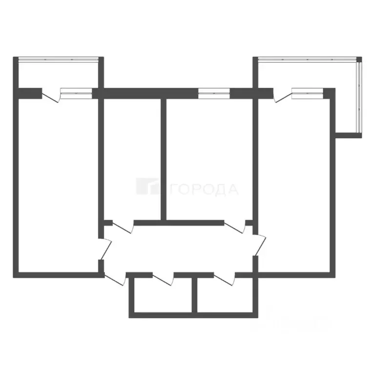 3-к кв. Алтайский край, Барнаул ул. Георгия Исакова, 156 (80.0 м) - Фото 2