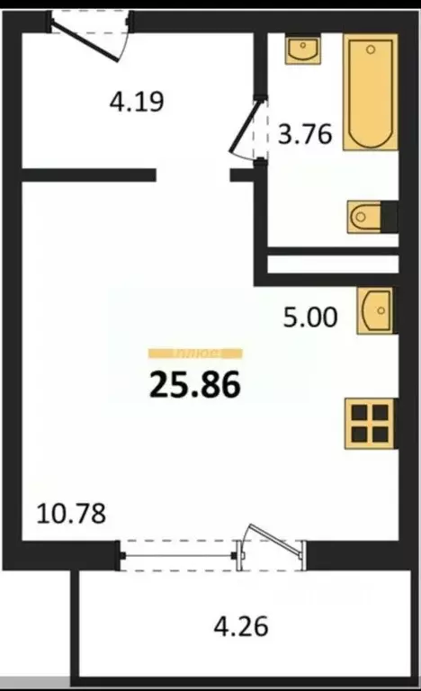 Студия Челябинская область, Челябинский городской округ, пос. Западный ... - Фото 2