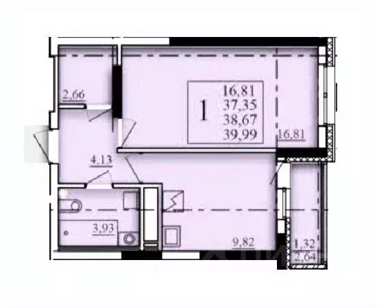 1-к кв. Башкортостан, Уфа Затон-Восточный жилрайон, Паруса жилой ... - Фото 1