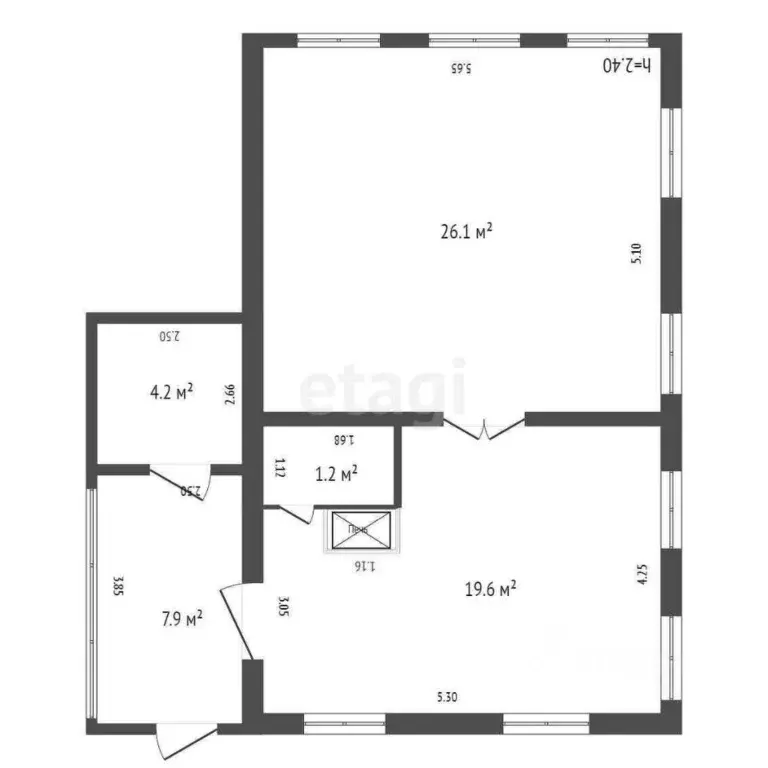 Дом в Забайкальский край, Нерчинск Октябрьская ул., 31 (60 м) - Фото 1