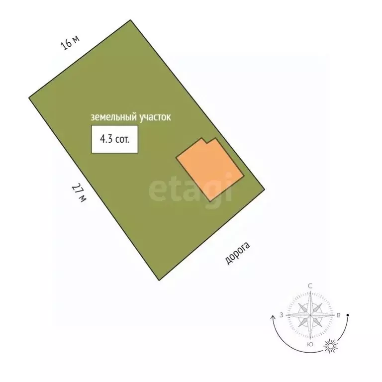 Дом в Севастополь ТСН Торпеда СНТ, 47 (34 м) - Фото 1