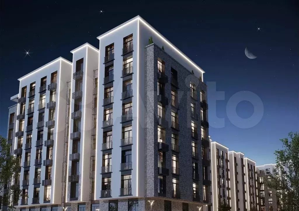 2-к. квартира, 57,5 м, 6/8 эт. - Фото 1