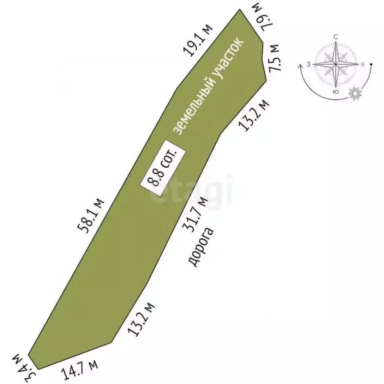 Участок в Крым, Ялта муниципальный округ, Массандра пгт ш. ... - Фото 2